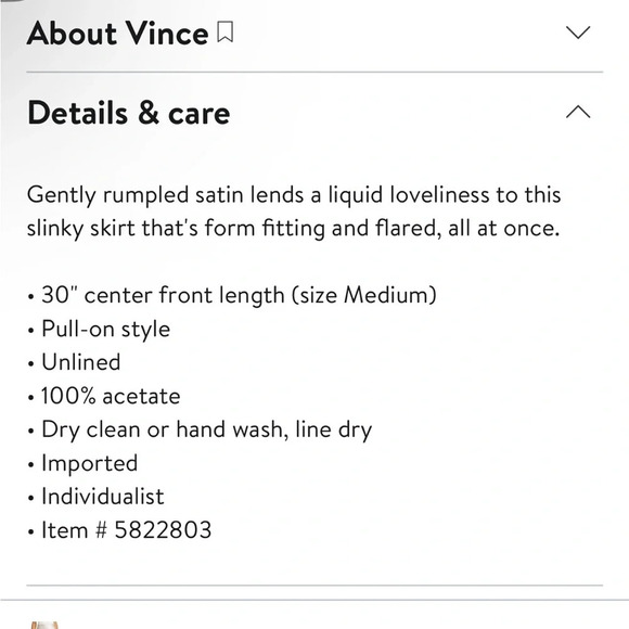 NWT Vince Satin Slip Midi Skirt in Blush Pink Size XXXL 3XL - Picture 2 of 12